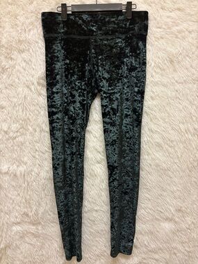 PINK Victoria’s Secret Ultimate Soft Velour  Leggings | Charcoal | Size Large ✨🖤